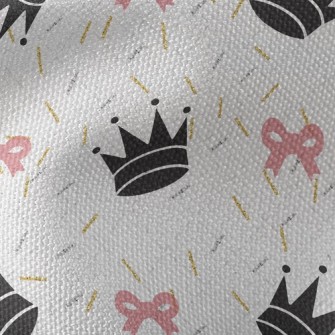 Line Crown Heart Waterproof Canvas