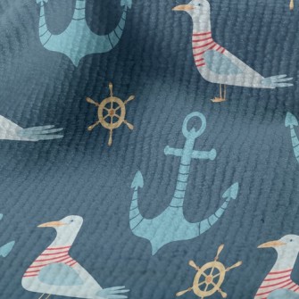 Sailor Seagull And Anchor Terry