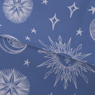 Classical Sun Moon Stars Waterproof Oxford