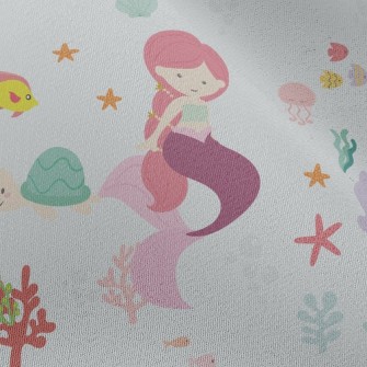 Underwater World Mermaid Chiffon