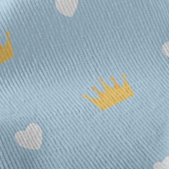 Literary Youth Crown And Love Standard Corduroy