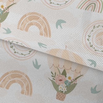 Flower Decorated Hot Air Ballo Waterproof Oxford