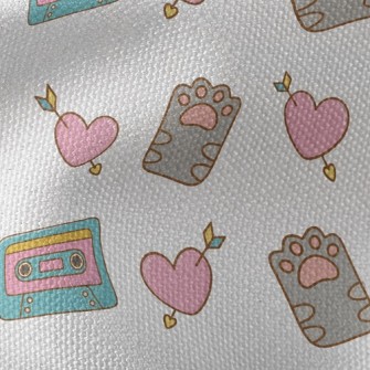 Audio Tape Love Diamond Waterproof Canvas