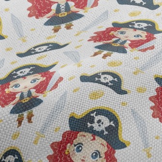 Girl Dressed Up As A Pirate Performance Linen