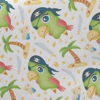 One-eyed Pirate Parrot Twill