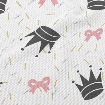 Line Crown Heart Birdseye Piqué