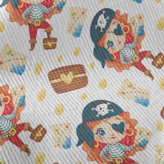 Cute Loving Pirate Girl Standard Corduroy