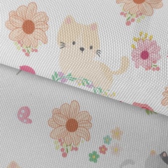 Chasing Flower Cat Waterproof Oxford