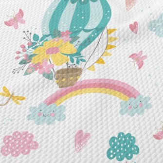 Fairy Hot Air Balloon Birdseye Piqué