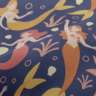 Elegantly Playing Mermaid Performance Linen