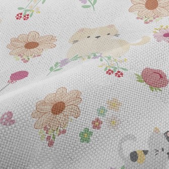 Chasing Flower Cat Performance Linen