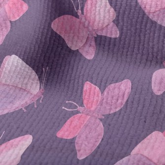 Watercolor Bloom Butterfly Terry