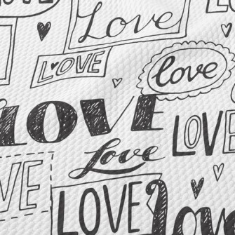 Changing Words Of Love Birdseye Piqué