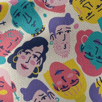 Interesting People Waterproof Canvas