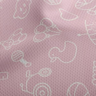 Mini Baby Cute Toys Athletic Mesh Flat Back