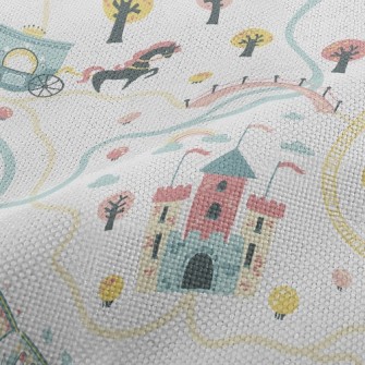 Childlike And Cute Castle Performance Linen