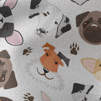 Serious And Cute Big-headed Do Waterproof Canvas