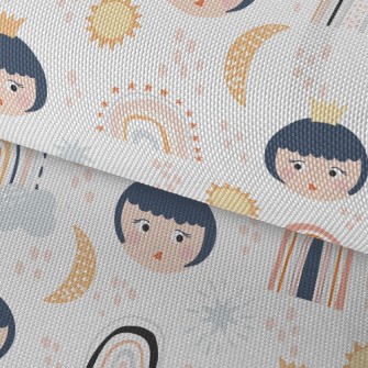 Princess With Big Head And Cro Waterproof Oxford