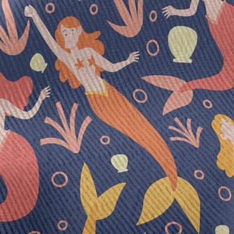Elegantly Playing Mermaid Standard Corduroy