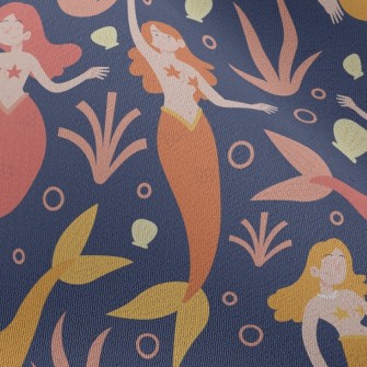 Elegantly Playing Mermaid Chiffon