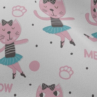 Elegant Ballet Cat Chiffon