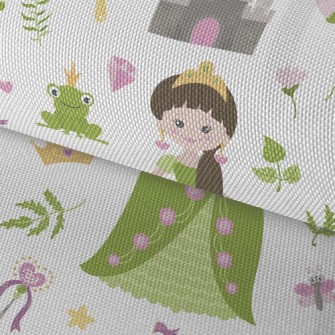 Frog Prince And Princess Waterproof Oxford