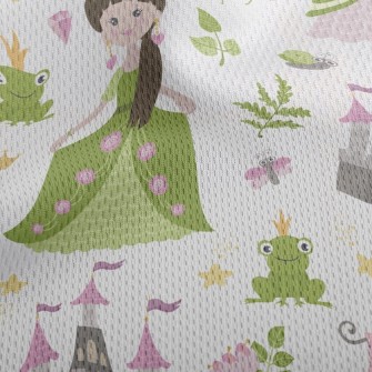 Frog Prince And Princess Athletic Mesh Flat Back