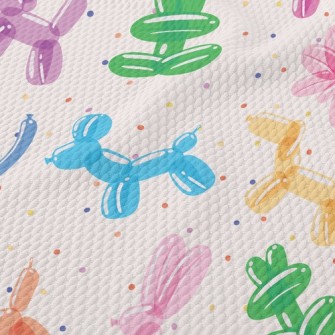 Animal Shaped Balloons Birdseye Piqué