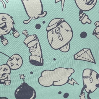 Funny Weird Expression Creatur Twill