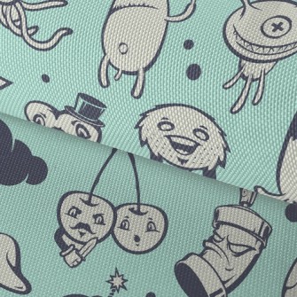 Funny Weird Expression Creatur Waterproof Oxford