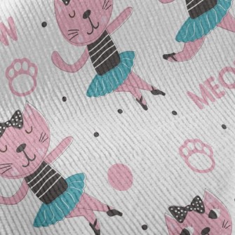 Elegant Ballet Cat Standard Corduroy