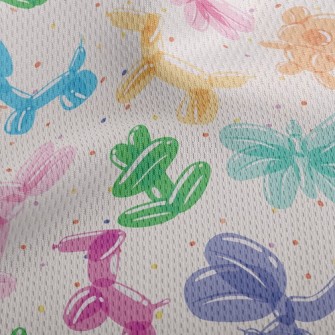 Animal Shaped Balloons Athletic Mesh Flat Back