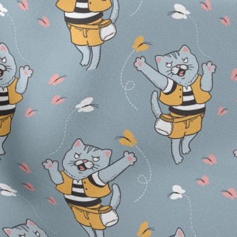 Cat Chasing Butterfly Stretch Ponte