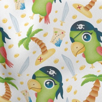 One-eyed Pirate Parrot Stretch Ponte