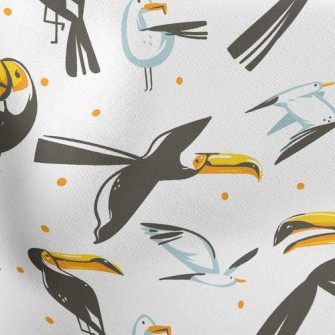 Toucan And Seagull Stretch Ponte