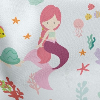 Underwater World Mermaid Stretch Ponte