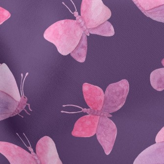 Watercolor Bloom Butterfly Stretch Ponte