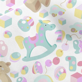 Colorful Children's Toys Micro Fleece