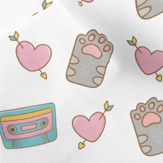 Audio Tape Love Diamond Micro Fleece