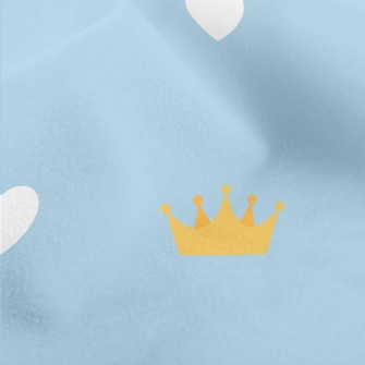 Literary Youth Crown And Love Micro Fleece
