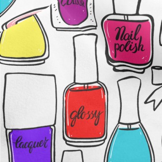 Specially Packaged Nail Polish Micro Fleece