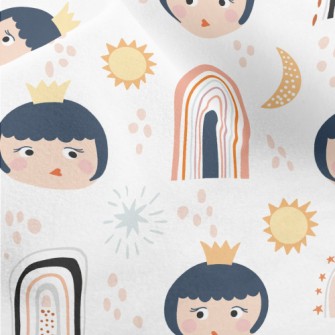 Princess With Big Head And Cro Micro Fleece