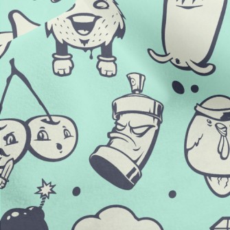 Funny Weird Expression Creatur Micro Fleece