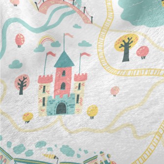 Childlike And Cute Castle Minky