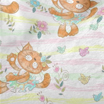 Dynamic Dancing Kitten Minky
