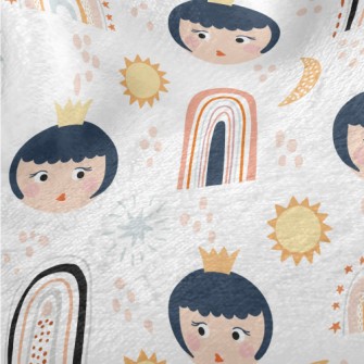 Princess With Big Head And Cro Minky