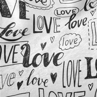 Changing Words Of Love Minky