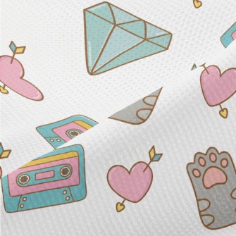 Audio Tape Love Diamond Piqué