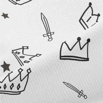 Childlike Crown Sword Piqué