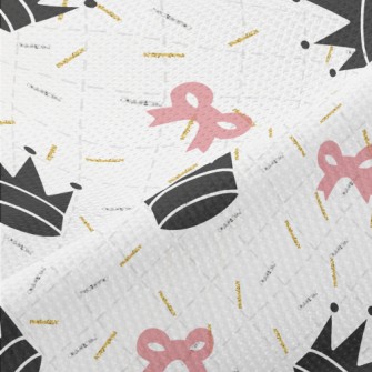 Line Crown Heart Piqué